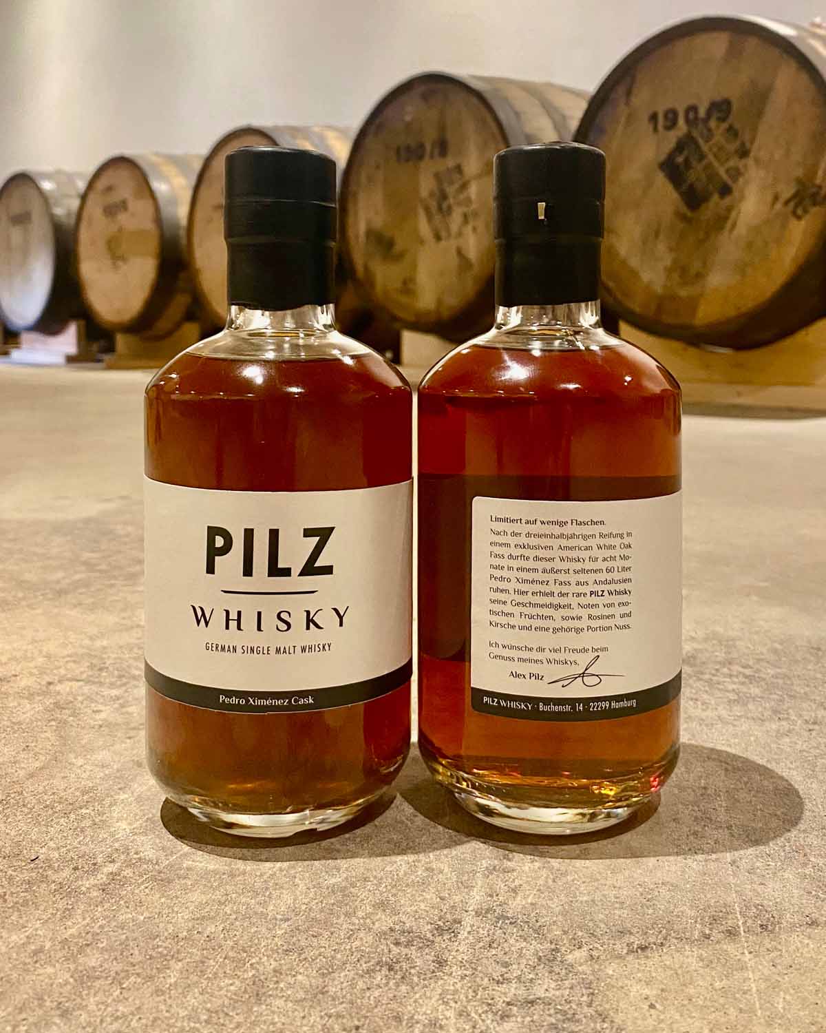 Pilz Whisky Pedro Ximénez Einzelfassabfüllung - 500 ml