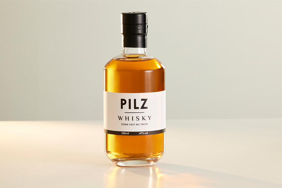 Pilz Whisky Flasche 